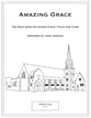 Amazing Grace Unison choral sheet music cover